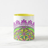 Bloem van het leven -  bloesems 2 mok (Midden)