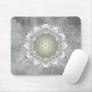 Bloem van het leven - bloesems Mandala 1 Muismat