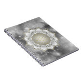 Bloem van het leven - bloesems Mandala 1 Notitieboek (Rechterzijde)