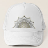 Bloem van het leven - bloesems Mandala 1 Trucker Pet (Voorkant)