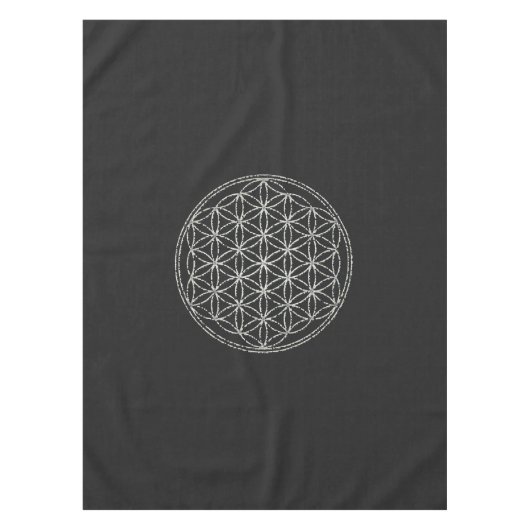 Bloem van het leven 'Blume des lebens' 'Kies je kl Tafelkleed (Voorkant)