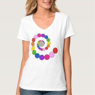 Bloem van het leven / Blume des Lebens - spiraalvo T-shirt