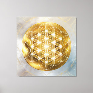 Bloem van het Leven Canva Print