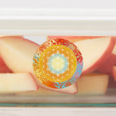 bloem van het leven, heilig geometrisch, mandala,  labels (Aangebracht)