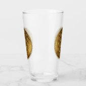 BLOEM VAN HET LEVEN - Heilige Geometrie Medaillon Glas (Links)