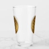 BLOEM VAN HET LEVEN - Heilige Geometrie Medaillon Glas (Rechts)