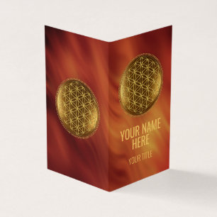 BLOEM VAN HET LEVEN - Heilige Geometrie Medaillon  Visitekaartjes