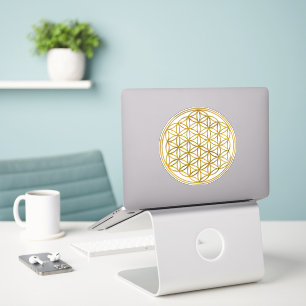 BLOEM VAN HET LEVEN - Heilige Geometrie Symbool go Sticker