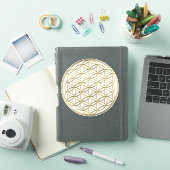 BLOEM VAN HET LEVEN - Heilige Geometrie Symbool go Sticker (iPad Cover)