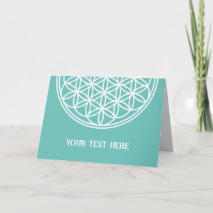 BLOEM VAN HET LEVEN - Heilige Geometrie Symboolomt Kaart