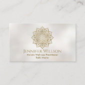 Bloem van het leven in Lotus Visitekaartje (Voorkant)