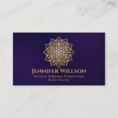 Bloem van het leven in Lotus Visitekaartje (Voorkant)