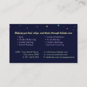 Bloem van het leven in Lotus Visitekaartje (Achterkant)