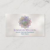 Bloem van het leven in Lotus Visitekaartje (Voorkant)