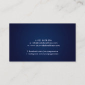 Bloem van het leven in lotusbloem - Cosmic Flow Visitekaartje (Achterkant)