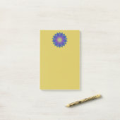 Bloem van het Leven - Indiase Mandala 3 Post-it® Notes (Op bureau)
