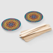 Bloem van het leven Mandala Handwaaier (Niet-gemonteerd)