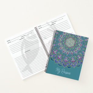 Bloem van het Leven - Mandala India-stijl 1 Notitieboek