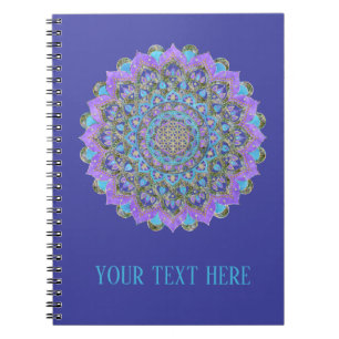 Bloem van het Leven - Mandala India Stijl 2 Notitieboek