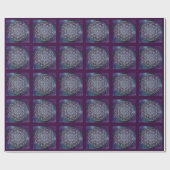 Bloem van het leven - Metatron Cube - universum Cadeaupapier (Vlak)