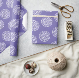 BLOEM VAN HET LEVEN - Omtrek van het heilige geome Cadeaupapier