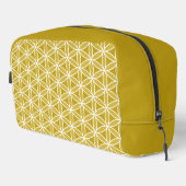 Bloem van het Leven Patroon - Gouden & Wit Toilettasje (Rechterhoek)