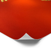 Bloem van het leven -  sierplanten Mandala 1 Poster (Hoek)