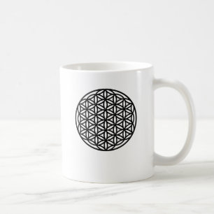 Bloem van het symbool voor de meetkunde voor het l koffiemok