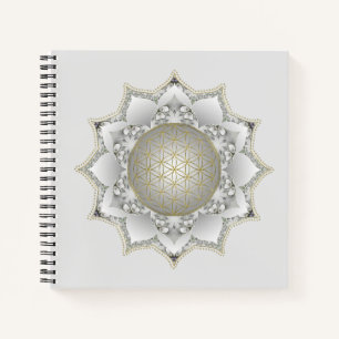 Bloem Van Leven - Bloesems Mandala 1 Notitieboek