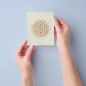 Bloem van leven, boom van leven, Kabbalah, Sephiro Flyer (Hand)