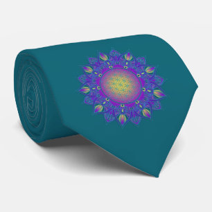 Bloem Van Leven - Indiase Mandala 3 Stropdas