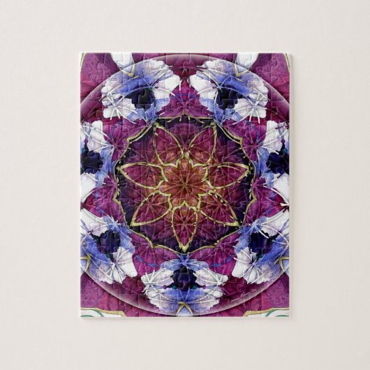 Bloem van leven Mandala 8 Gifts Legpuzzel (Verticaal)