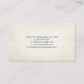 Bloem van leven Triple Moon Lotus Visitekaartje (Achterkant)