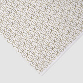 Bloem van leven - wit goudpatroon + uw rug. tissuepapier (Detail)