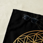 Bloem van levensgoud strandlaken (In situ)