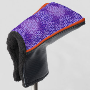 Bloem van levensverzekering - stempelpatroon - paa golfheadcover