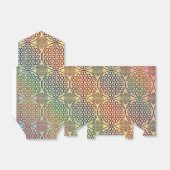 Bloem van levensverzekering - stempelrooster 1 bedankdoosjes (Uitgevouwen)