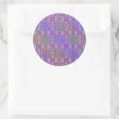 Bloem van levensverzekering - stempelrooster 3 ronde sticker (Tas)