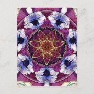 Bloem van Life Mandala 8-kaarten Briefkaart