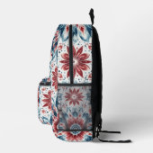 Bloem van onafhankelijkheid bedrukte rugzak (Rechts)