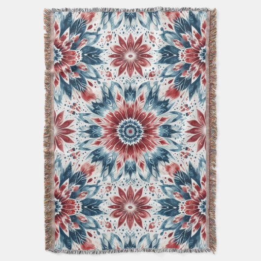 Bloem van onafhankelijkheid deken (Voorkant Verticaal)