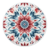 Bloem van onafhankelijkheid keramische knop (Voorkant)