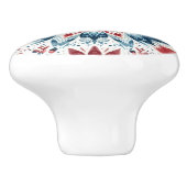 Bloem van onafhankelijkheid keramische knop (Zijkant)