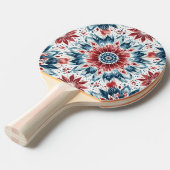 Bloem van onafhankelijkheid tafeltennisbatje (Voorkant Gekanteld)