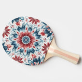 Bloem van onafhankelijkheid tafeltennisbatje (Zijkant)