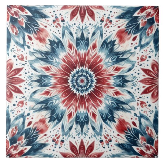 Bloem van onafhankelijkheid tegeltje (Voorkant)