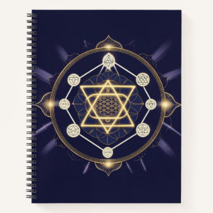 Bloem van Oneindigheid — Hemelse Heilige Geometrie Notitieboek