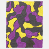 Bloem van staingglas fleece deken (Voorkant)
