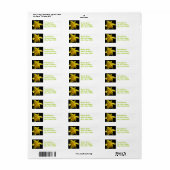 Bloem van Wales Etiket (Full Sheet)