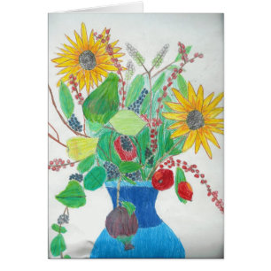 Bloem Vase door Lauren